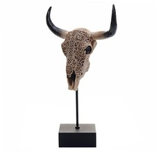 Deko standfigur kuhschädel - deko,