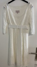 Tiffany Rose „Freya“, Umstandsbrautkleid aus Spitze, Elfenbein, Gr. 40/42 