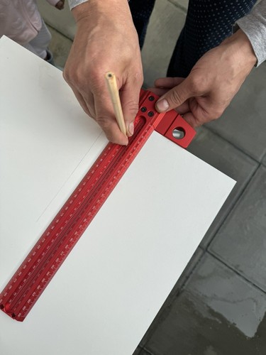 Quadrat holzbearbeitung ritzen - quadrat,