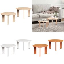 Couchtisch 2 pcs Massivholz