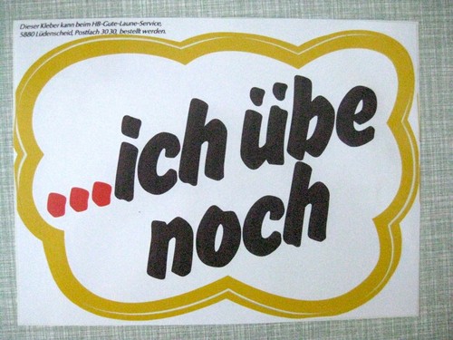 Zigaretten aufkleber ich - hb,