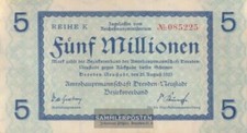 Banknoten Dresden-Neustadt 1923 Inflationsgeld Stadt Dresden-Neustadt gebraucht 