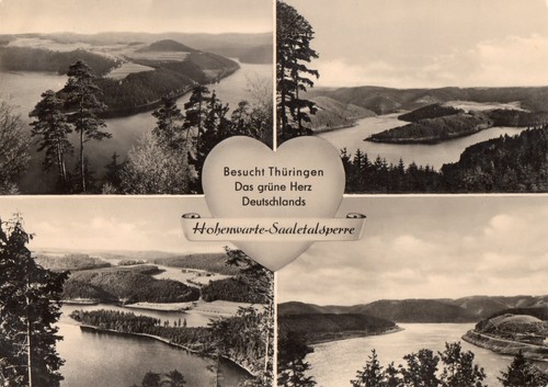 Ansichtskarte saalfeld - ansichtskarte,