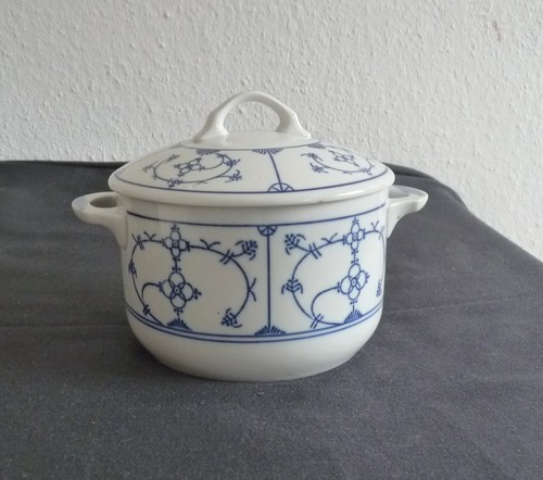 Topf mit deckel porzellan - ,
