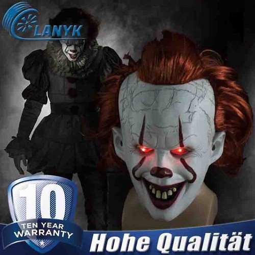 Horror killer clown maske - horror,