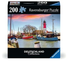 Ravensburger 200 Teile Puzzle 01476 Deutschland Collection der Hafen von Büsum