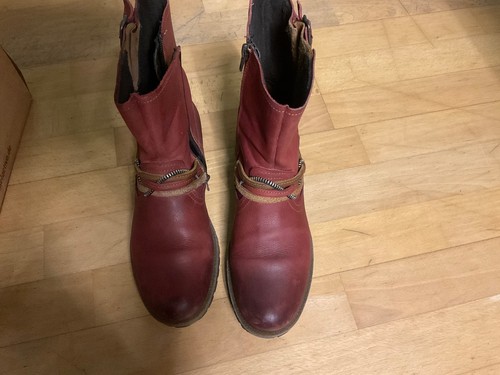Damen camel boots 39 rot - damen, gr.
