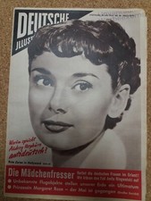 Original "Deutsche Illustrierte" Juli 1954 alte Werbung Fotos Berichte Mode