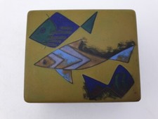 Feine Emaille Dose Deckeldose