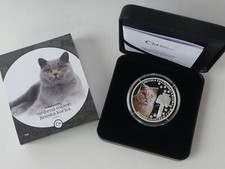 TSCHECHIEN SILBER MÜNZE COIN PP PROOF 2024 - KATZEN-RASSEN - BRITISCH KURZHAAR -