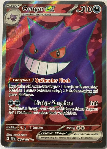 Pokemon gengar full art - gengar,