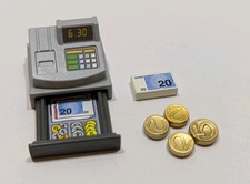 **Playmobil** Geld Scheine Geldscheine Bank Banknote Ladenkasse Münzen Kasse