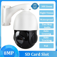 30X Zoom 4K 8MP PTZ PoE IP