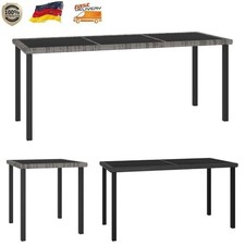 Garten-Esstisch Poly Rattan