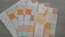 Designpapier Blätter von "Forest" Designblöcken 30,5 ×30,5 Scrapbooking Basteln
