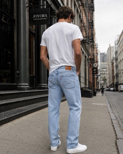 Levi 501 distressed jeans - distressed,