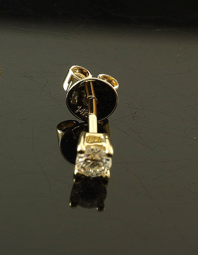 585 gold brillant ohrstecker - 585,