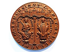 Porzellan Medaille  Hochstift