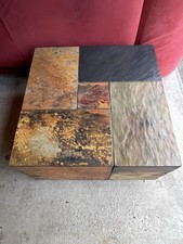 Wohnzimmer Buntschiefer Tisch