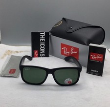 GREEN RB4165 RAY-BAN JUSTIN SUNGLASSES PUR-7526