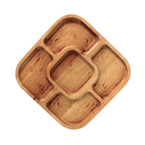 25x25cm servierplatte aus - servierplatte, holz