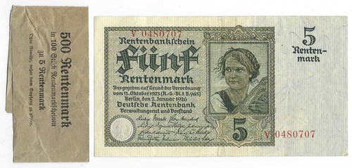 Rentenmark 1926 kn - 5,
