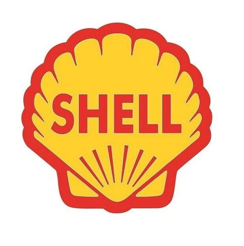 Shell aufkleber 20cm sticker - aufkleber,