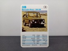 Quartett Einzelkarte Mercedes