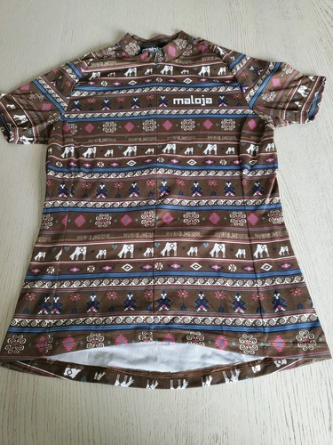 Maloja biketrikot l braun - biketrikot,