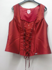 weinrotes Trachten Mieder Gr. 48 von Spieth&Wensky - Neuwertig