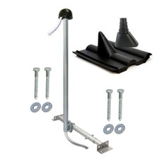 Dachsparrenhalter 120cm Dach Mast SAT Sparrenhalter Frankfurter Dachziegel Kappe