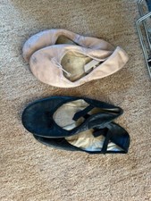 Bloch Turn,- Ballett,- Bauchtanz,- Gymnastikschuhe Schläppchen Gr. 38,5 getragen