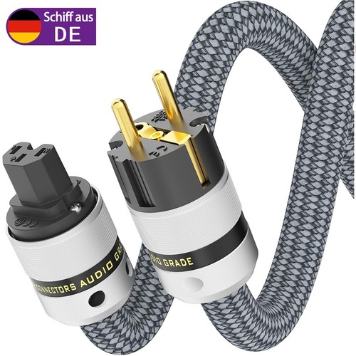Schuko hifi netzkabel - schuko,