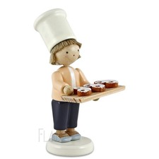 Kleiner Bäcker mit Brezel -