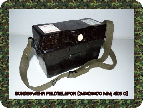 Bundeswehr feldtelefon bakelit - bundeswehr,