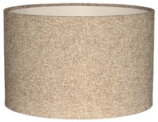 Lampenschirm für Stehlampe, Hängelam Zylinder 13-50 cm E27/E14 Beige AREZZO