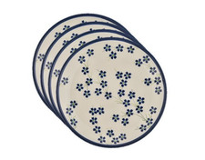 4er-Set Handgefertigte Keramik Frühstücksteller – Bunzlauer Keramik | Landhaus