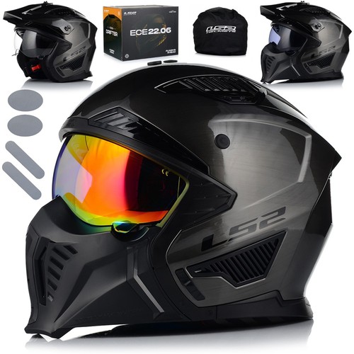 Motorradhelm jethelm ls2 - motorradhelm,