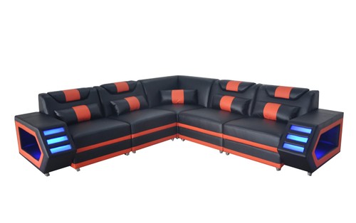 Design leder polster sitz ecke - design,