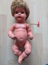 Original Schildkröt Puppe Schlummerle Nr. 35 aus den 1960 er Jahren mit Kleidung