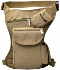 Beintasche Khaki Motorrad 32x23x6 cm Lienwand Reißverschluss