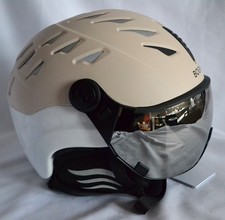 BOGNER St MORITZ SKIHELM mit VISIER SKI HERREN DAMEN HELMET 595 € Gr L 58-60 NEU