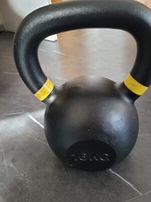 Kugelhantel 16Kg Taurus Studio Kettlebell Pro aus Gusseisen