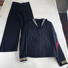 VTG 1940s US Navy Blue Wool