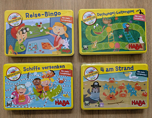Haba reisespiele 4er set - reisespiele,
