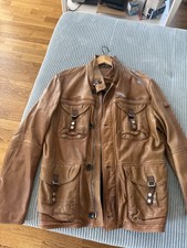 Peuterey Herren Lederjacke Braun- Biker-Kult -XXL guter Zustand ❤️❤️