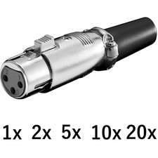 3 pin XLR Buchse Kupplung