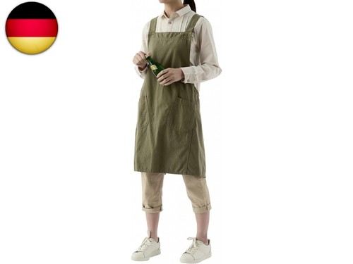 Baumwoll leinen schürze für - baumwoll, leinen-schürze