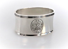 Antike Serviettenring 835 Silber  Adelswappen Fürstenwappen WTB 805/3
