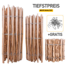Staketenzaun Gartenzaun Holzzaun Zaunlatte Kastanienzaun Haselnussholz 35-120 cm